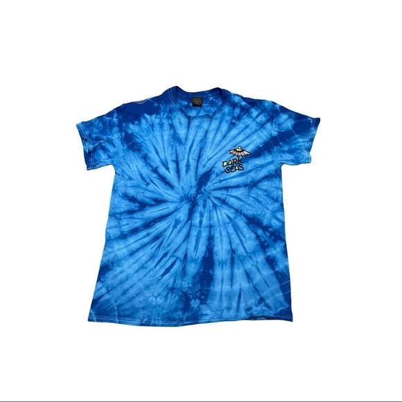 Dark Seas Tie Dye Tee Size Medium - Picture 1 of 5